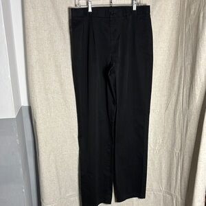Dockers Classic Black Dress Pants pleated 34x36 like new